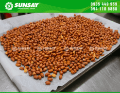 Đậu phộng rang với máy rang công nghệ mới