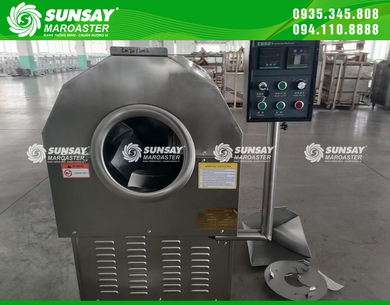 Máy kiểm soát nhiệt độ tố giúp sản phẩm rang đẹp hơn, đều và giữ hương thơm