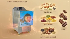Máy rang hạt đa năng, rang được mọi loại hạt