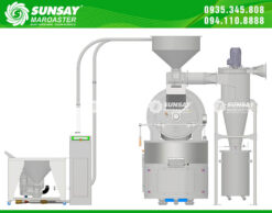 Máy rang giúp tiết kiệm thời gian, nhân công trong quá trình sản xuất