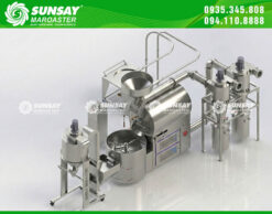 SUNSAY MAROASTER tư vấn thiết kế dây chuyền rang cà phê hiện đại cho khách hàng