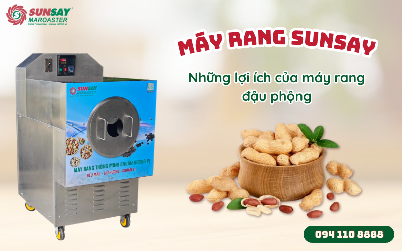 Máy rang đậu phộng