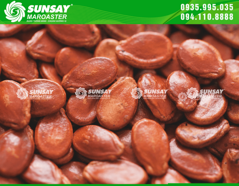 Máy rang hạt dưa rang hạt chín đều, không cháy xém và có mùi thơm