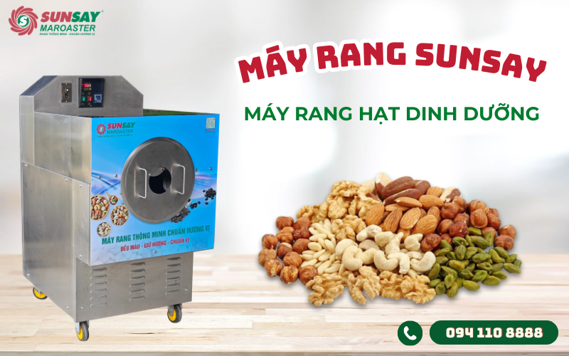 Máy rang ngũ cốc dinh dưỡng