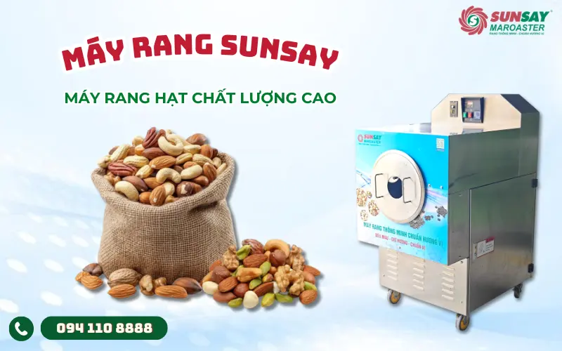 Máy rang hạt chất lượng cao